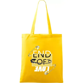 End of love - Taška bavlněná - 42 x 38 cm ( Žlutá )