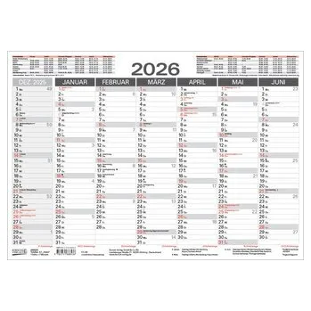 Tafelkalender A3 "Stabil" 2026 - Korsch Verlag