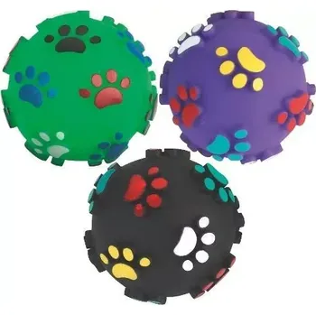 Hračka pro psa Míč pro psa s tlapkami 12cm (Hračky pro psy)