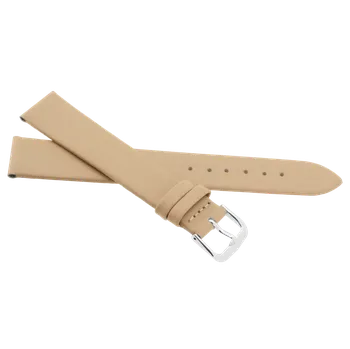 Řemínek na hodinky JVD Krémový kožený řemínek na hodinky R14817/18