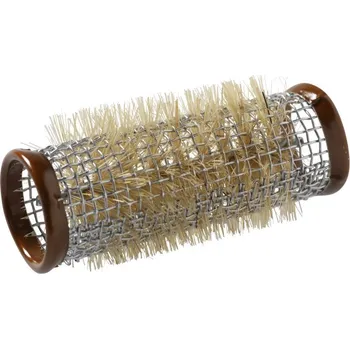 Natáčka na vlasy Sibel natáčky kovové 12 ks hnědé průměr 24 mm