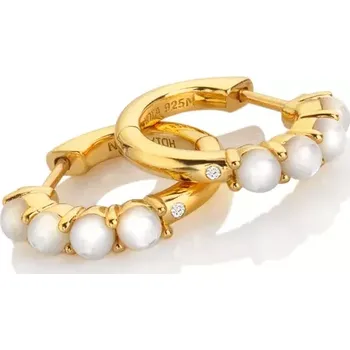 Oblečení a móda Stříbrné pozlacené náušnice Hot Diamonds x Jac Jossa Soul DE727