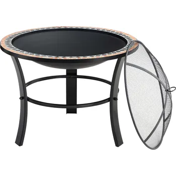 Kulatý mozaikový krb Sevilla