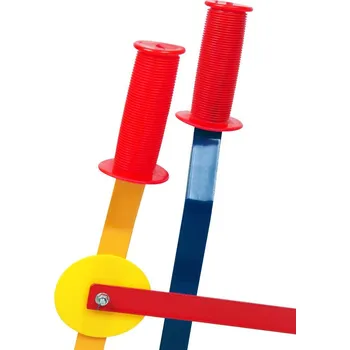 Hračka na písek Dětský kovový bagr na písek, s kolečky