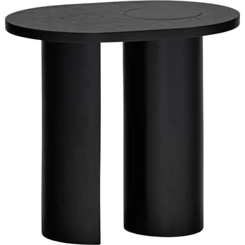 Toaletní stolek Černý odkládací stolek Teulat Nori 60 x 45 cm