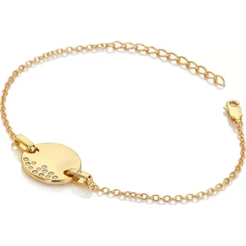 Oblečení a móda Stříbrný pozlacený náramek Hot Diamonds x Jac Jossa Soul DL695