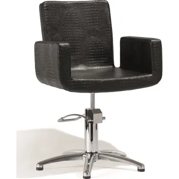 Sibel Kadeřnické křeslo Attractio Croco černé Podstava: Kříž XT