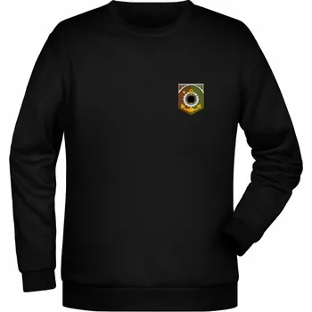 Pánská mikina Mikina 152. ženijní prapor - simple - černá