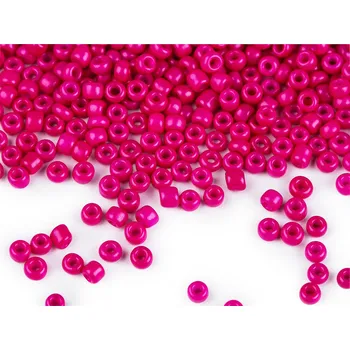 Korálek Rokajl 12/0 - 2 mm neprůhledný Varianta: 9992 pink, Balení: 50 g