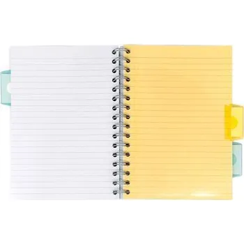 Spirálový sešit "Pastel project book", mix, A5, linkovaný, 100 listů, PUKKA PAD 2013-PST