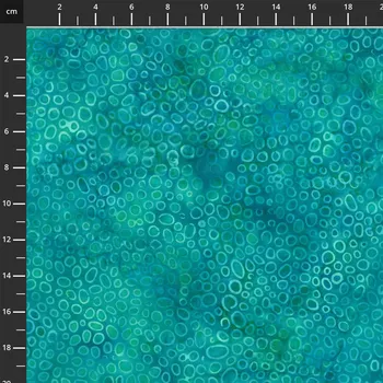 Hoffman 3381-714 bali batika zelená bavlněná látka