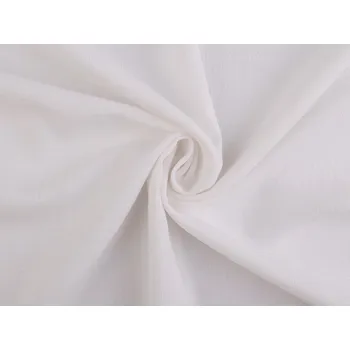 Lněná látka oděvní, barva 3 (2) bílá přírodní