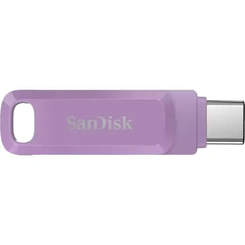 Ukládání dat SanDisk Ultra Dual Drive Go/256GB/USB 3.2/USB-A + USB-C/Fialová SDDDC3-256G-G46L