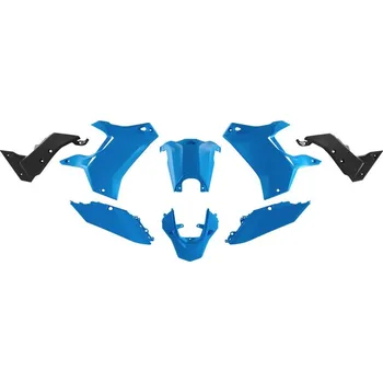 Sada plastů (bez předního blatníku) T7 REVOLUTION YAMAHA TENERE 700 '19-'24 (světle modrá/černá), RACETECH (RTECH)