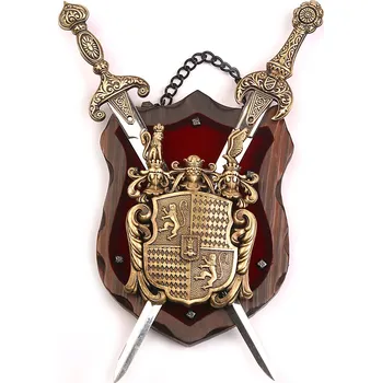 Replika zbraně Kolser | Erb na dřevě 28 x 14 cm