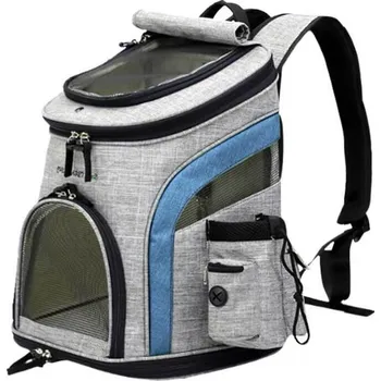 Psí batoh Smart šedo-modrý batoh pro psa | do 6 Kg Barva: Modrá, Dle váhy psa: do 3 kg