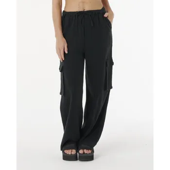 Dámské kalhoty Kalhoty Rip Curl OCEANIC TEXTURED PANT Washed Black velikost M