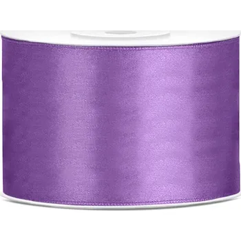 Partydeco stuha saténová 50mm, 25m levandulová