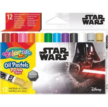 Kresba Colorino křídy mastné Star Wars 12b olejové paste