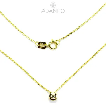 Řetízek Zlatý briliantový náhrdelník