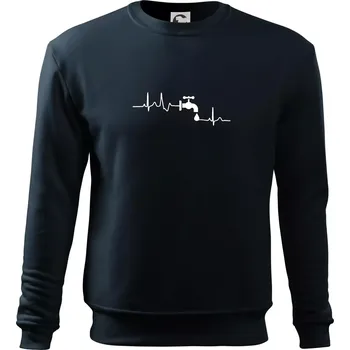 Chlapecké tričko Instalatér ekg - Mikina Essential dětská - 146 cm/10 let ( Námořní modrá (velmi tmavá - téměř černá) )