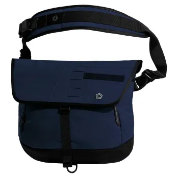 Consul Side Messenger Bag, Pentagon, Midnight Blue