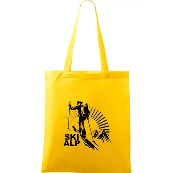 Skialp trip - Taška bavlněná - 42 x 38 cm ( Žlutá )