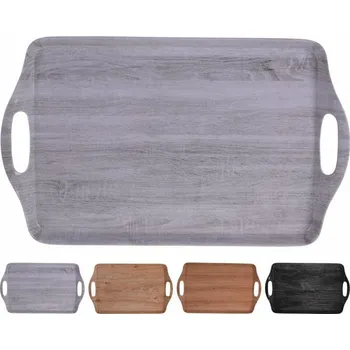 EXCELLENT HOUSEWARE Servírovací podnos melaminový 45 x 30 cm šedá KO-170459110seda