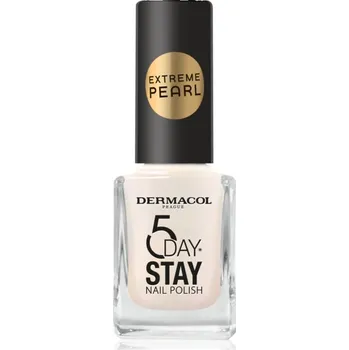 Lak na nehty Dermacol 5 Day Stay Extreme Pearl lak na nehty s perleťovým leskem odstín 1 11 ml