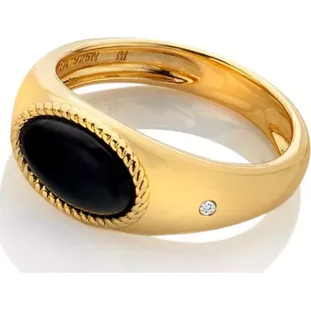 Prsten Pozlacený prsten Hot Diamonds x Jac Jossa Soul DR257 Obvod 52 mm