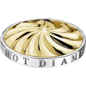 Přívěsek Přívěsek Hot Diamonds Emozioni Golden Windmill Coin Průměr 33 mm
