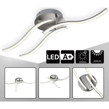Designové stropní LED osvětlení Tripple Bolge | 66 x 38 x 17 cm