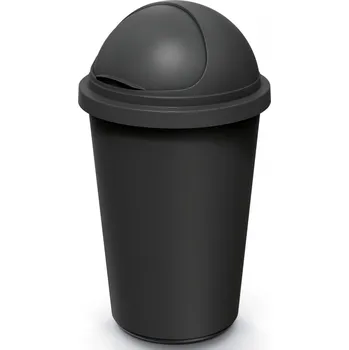 Odpadkový koš Odpadkový koš 50l | černý