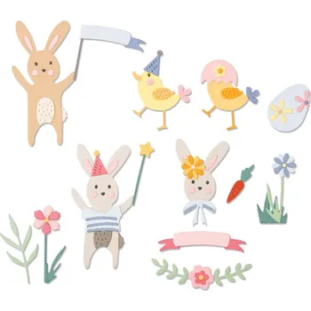 Řezačka papíru Sizzix Thinlits vyřezávací šablony 23ks Velikon