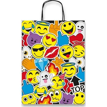 Dárková taška Papírová taška SADOCH Smajlíci M