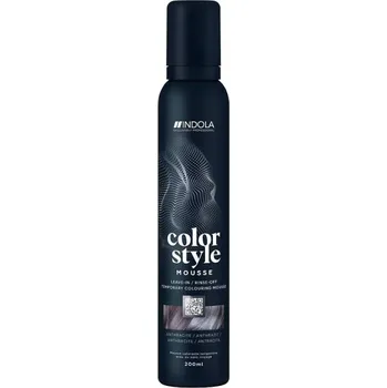 Vlasová regenerace INDOLA Indola Color Style Mousse Anthracite 200 ml
