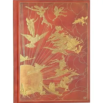 Blok Zápisník šitý - oranžová kniha