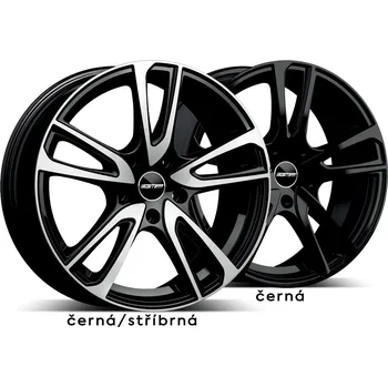 Alu kolo GMP ASTRAL 7X17 5X100 ET35 černá/stříbrná (Pneu GMP Italia 7/-17)