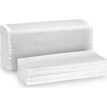 Papírový ručník Papírové ručníky, sněhově bílá, 2-vrstvé, skládané ZZ, 150 útržků, 96312