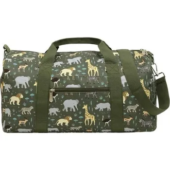 Cestovní taška A Little Lovely Company - dětská cestovní taška - zvířata ze savany