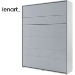 Praktická výklopná postel 160 REBECCA, šedá, s úložným prostorem