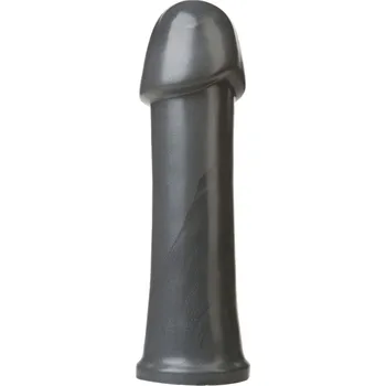 Dildo Doc Johnson American Bombshell B-10 Torpedo Gun Metal, anální dildo Vac-U-Lock kompatibilní 25,5 x 6,7 cm
