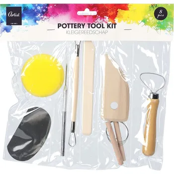 Řezací podložka Koopman International Nástroje pro modelování z hlíny 8 ks