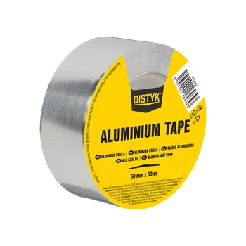 Lepicí páska Den Braven Hliníková páska DISTYK Line 50 mm, délka 50 m stříbrná