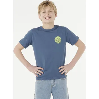 Chlapecké tričko Tričko Rip Curl WETSUIT ICON TEE -KIDS Light Navy velikost 12