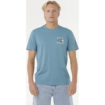 Tričko Rip Curl HAZED & TUBED TEE Storm Blue velikost M
