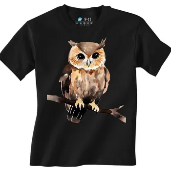 Chlapecké tričko Dětské tričko Kulíšek nejmenší na větvi (Velikost: 7-8, Barva: Černá)