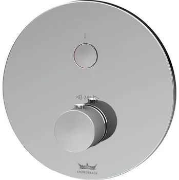 Vodovodní baterie Kronenbach Smart Push sprchová baterie pod omítku s termostatem chrom 19044001CR