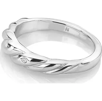 Oblečení a móda Stříbrný prsten Hot Diamonds Most Loved DR238 Obvod 59 mm