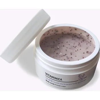 Tělový peeling BIOEARTH Tělový peeling s vitamíny A,C,E a černým rybízem 300ml